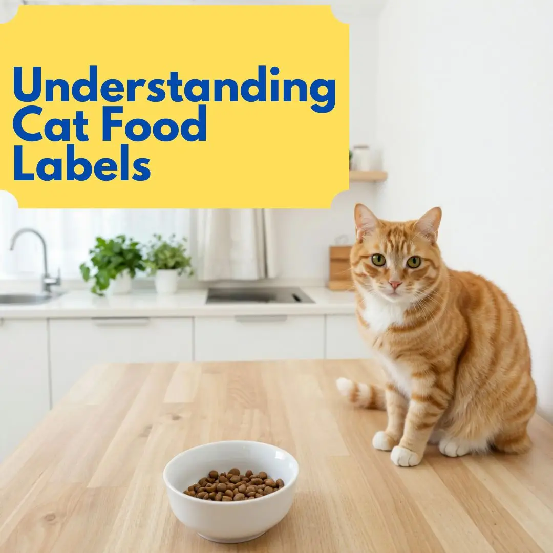 Cat with bowl on the table